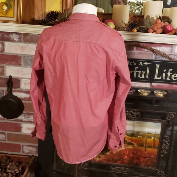 DRILL NYC MENS BUTTON DOWN SHIRT M - Picture 4 of 7